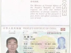 Buy Chinese Passport