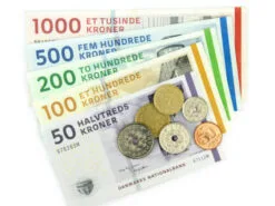 Fake danish krone dollar